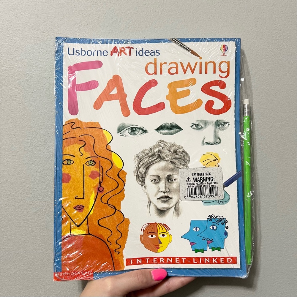 Drawing Faces Usborne Art Ideas Book from Scholastic